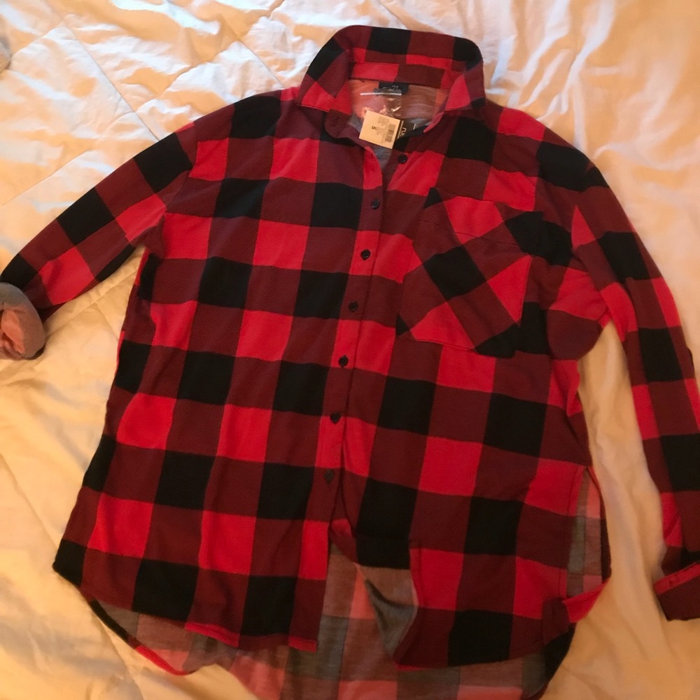 Plaid long sleeve